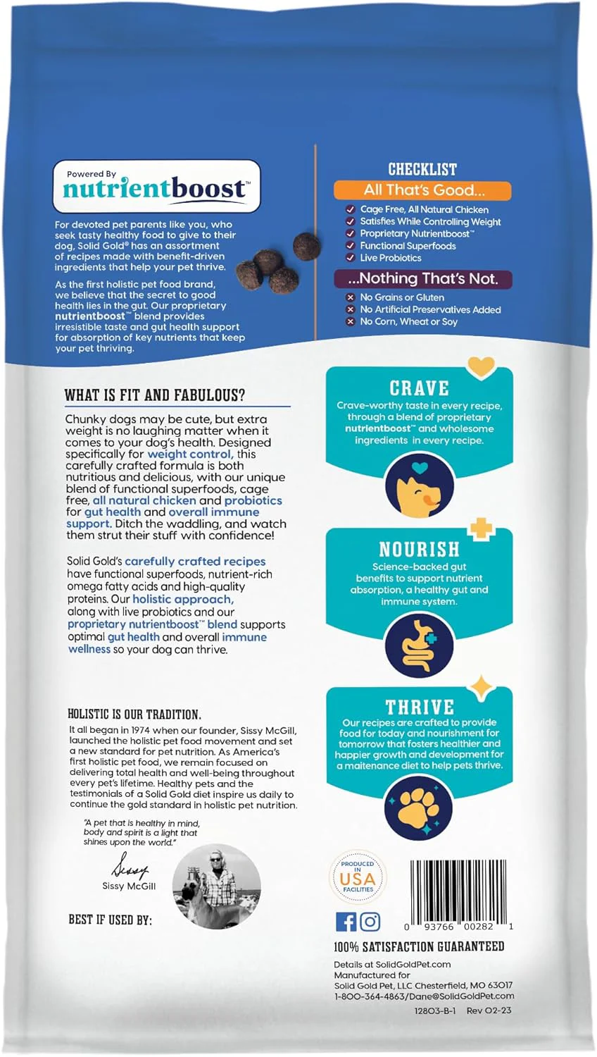 Nutrientboost™ Fit and Fabulous™ Chicken Dry Food for Adult Dogs - Image 4