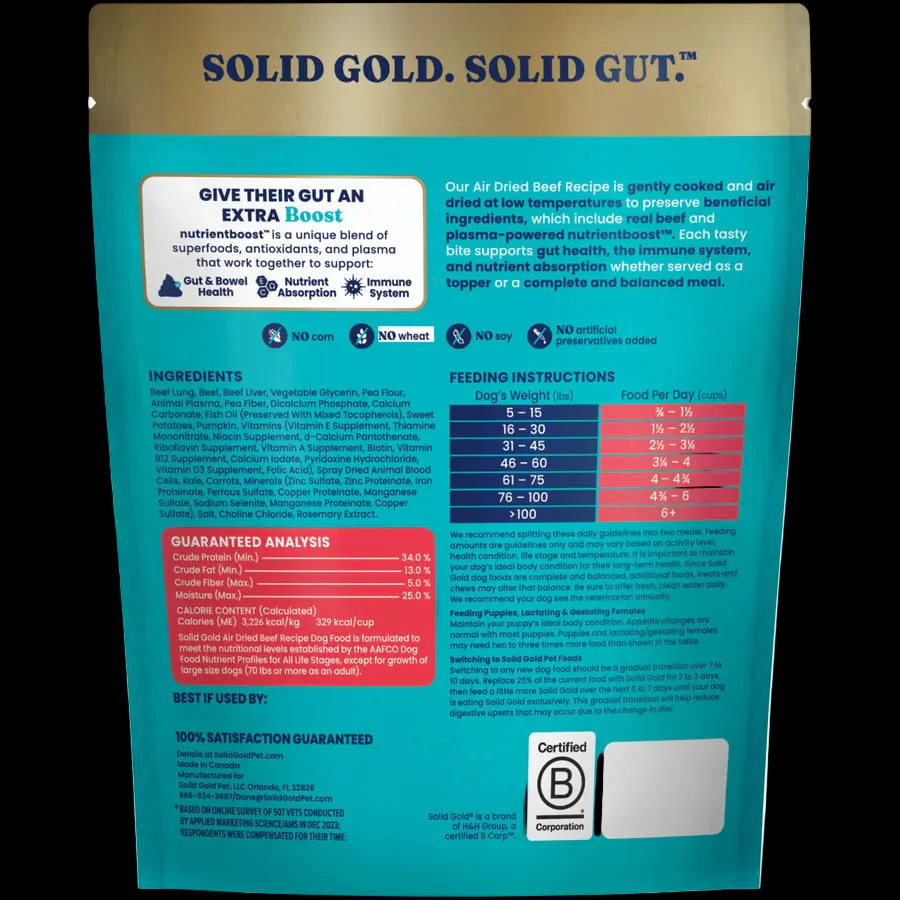 Nutrientboost™ Beef Air Dried Topper or Meal for Dogs - Image 8