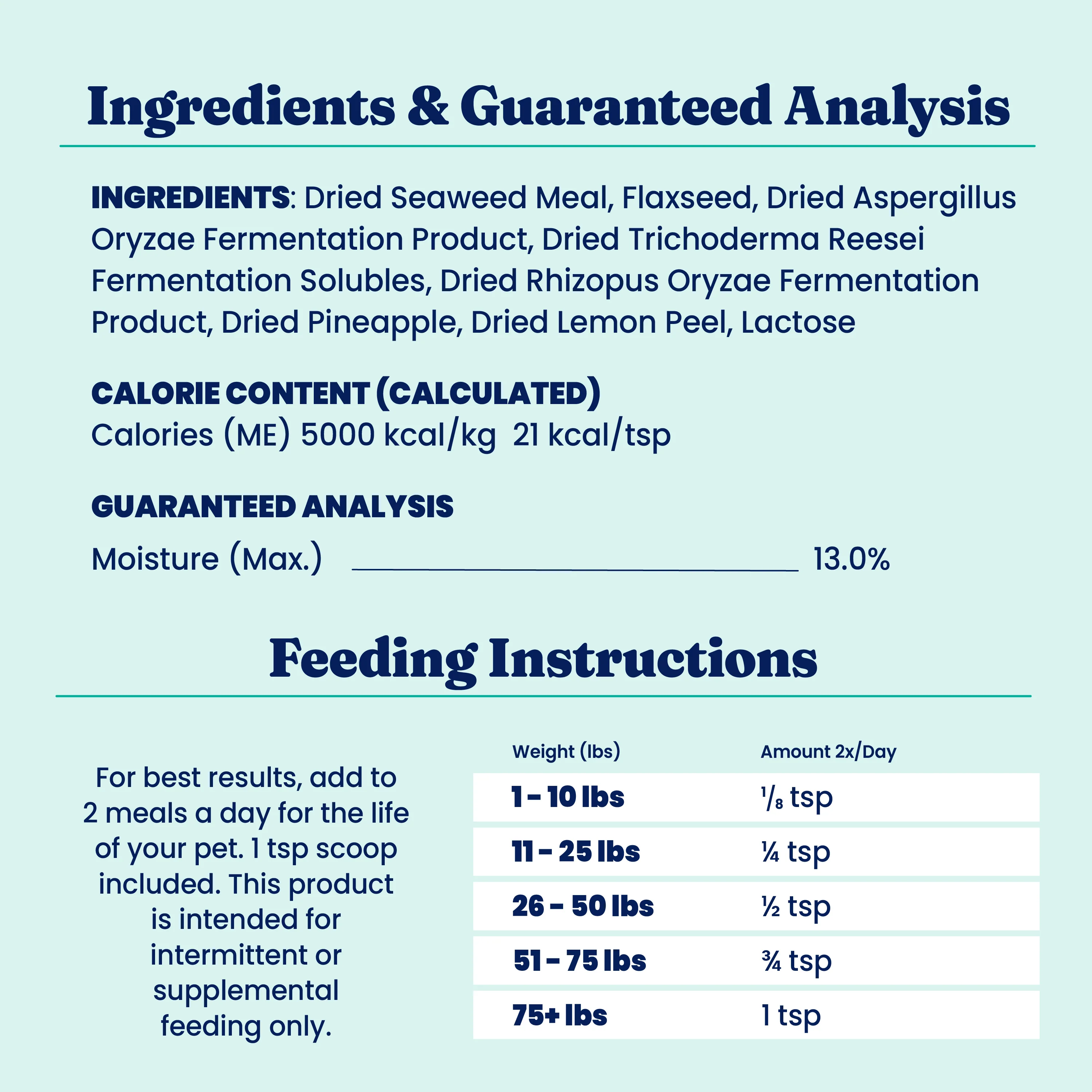 SeaMeal™ Daily Wellness Supplement Powder for Dogs & Cats - Image 7